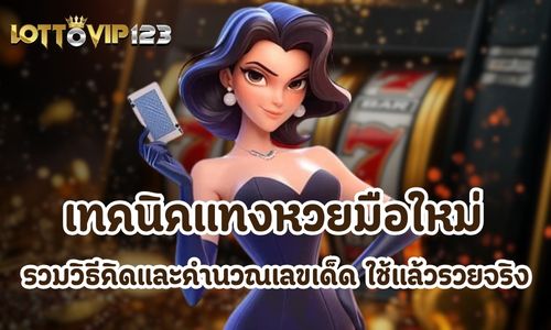 เทคนิคแทงหวยมือใหม่